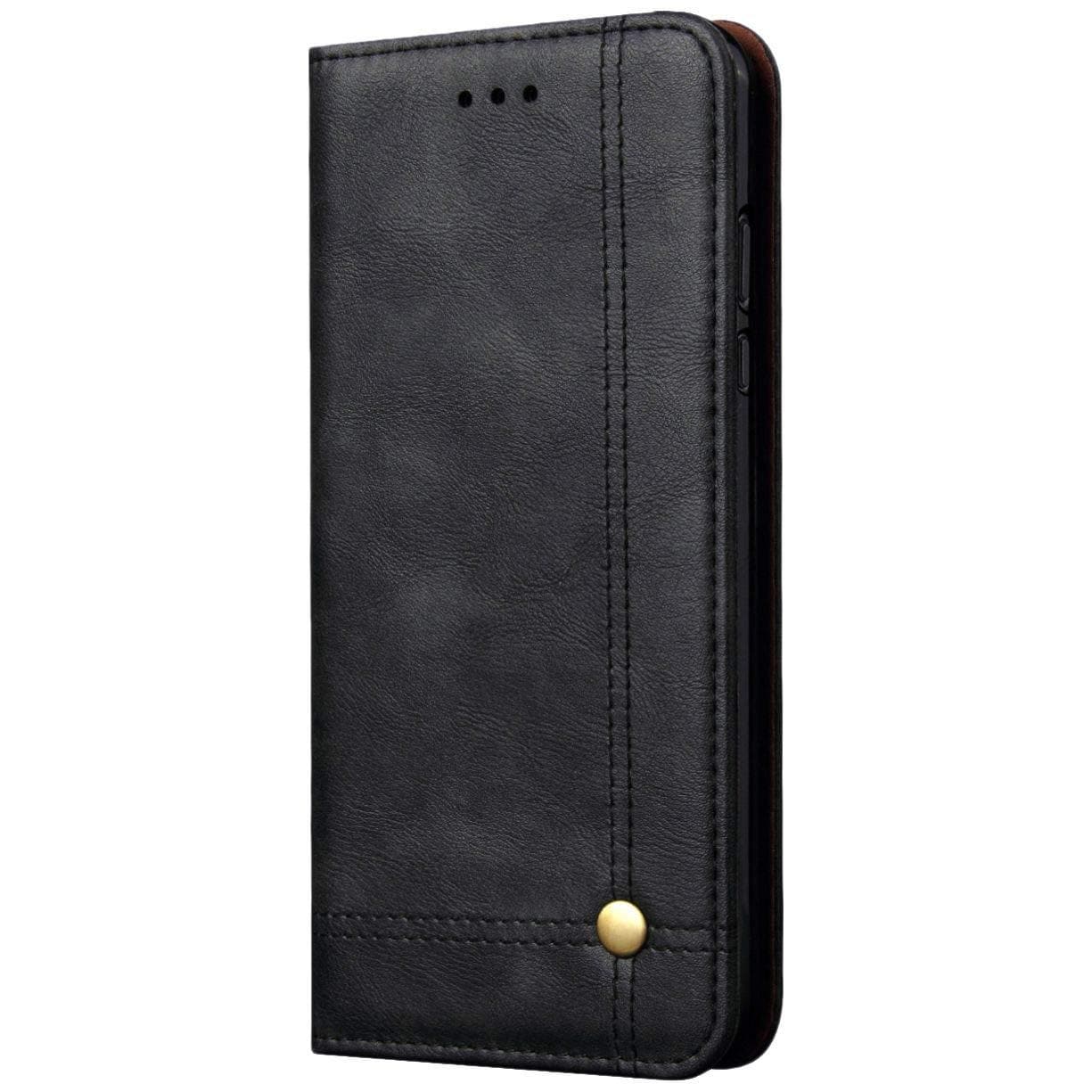 Magnetic Flip Cover for Samsung Galaxy Note 9 Leather Case Wallet Slim Book Cover with Card Slots Cash Pocket Stand Holder - Brown