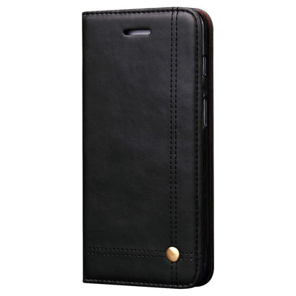 Magnetic Flip Cover for Samsung Galaxy Note 9 Leather Case Wallet Slim Book Cover with Card Slots Cash Pocket Stand Holder - Brown