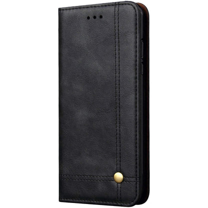 Magnetic Flip Cover for Samsung Galaxy Note 9 Leather Case Wallet Slim Book Cover with Card Slots Cash Pocket Stand Holder - Brown