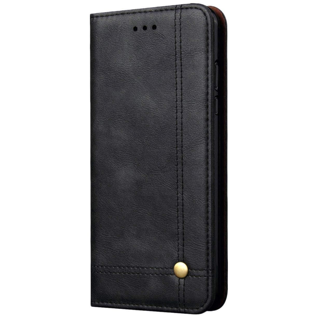 Magnetic Flip Cover for Samsung Galaxy Note 9 Leather Case Wallet Slim Book Cover with Card Slots Cash Pocket Stand Holder - Brown