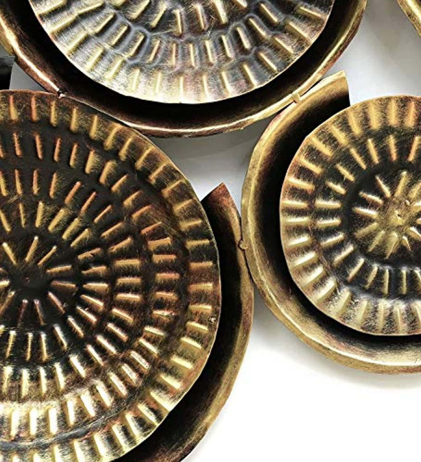7 Plates Metal Wall Art Wall Decor