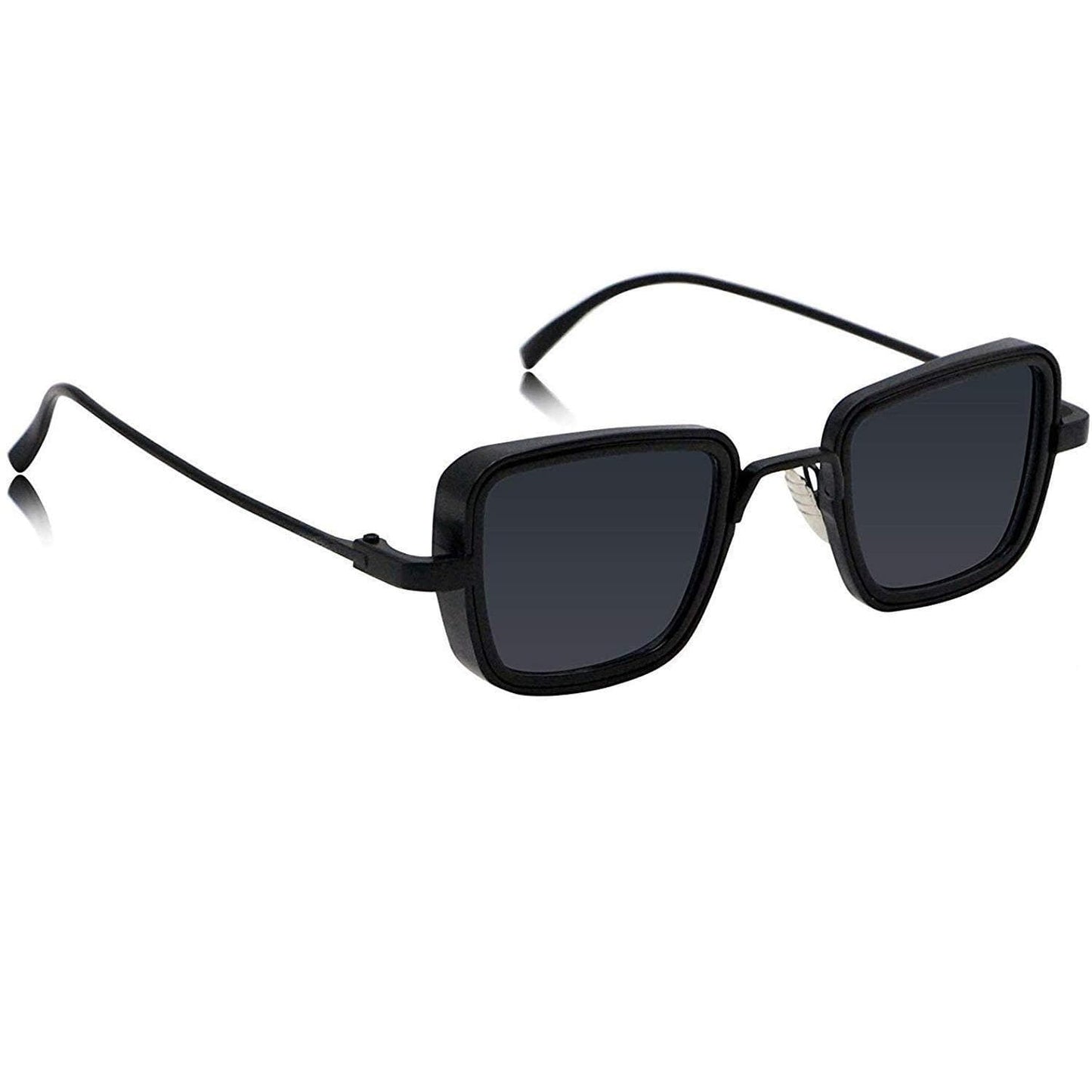Unisex Square Metal Body Sunglass
