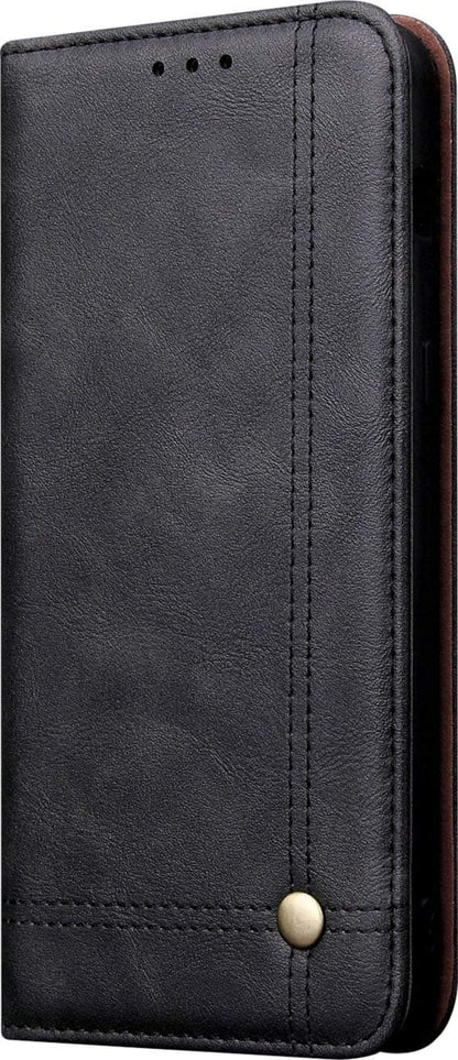 Magnetic Flip Cover for Samsung Galaxy Note 9 Leather Case Wallet Slim Book Cover with Card Slots Cash Pocket Stand Holder - Brown