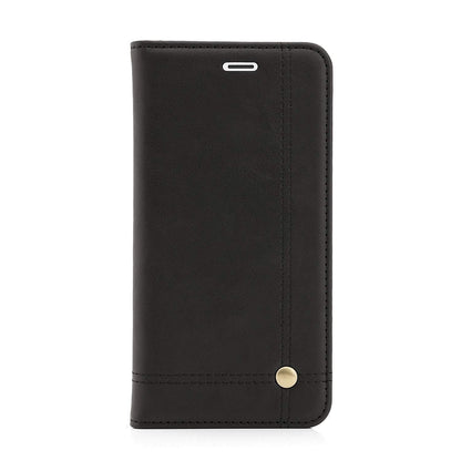 Magnetic Flip Cover for Samsung Galaxy Note 9 Leather Case Wallet Slim Book Cover with Card Slots Cash Pocket Stand Holder - Brown