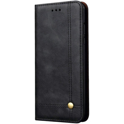 Magnetic Flip Cover for Samsung Galaxy Note 9 Leather Case Wallet Slim Book Cover with Card Slots Cash Pocket Stand Holder - Brown