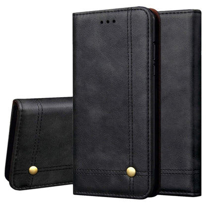 Magnetic Flip Cover for Samsung Galaxy Note 9 Leather Case Wallet Slim Book Cover with Card Slots Cash Pocket Stand Holder - Brown