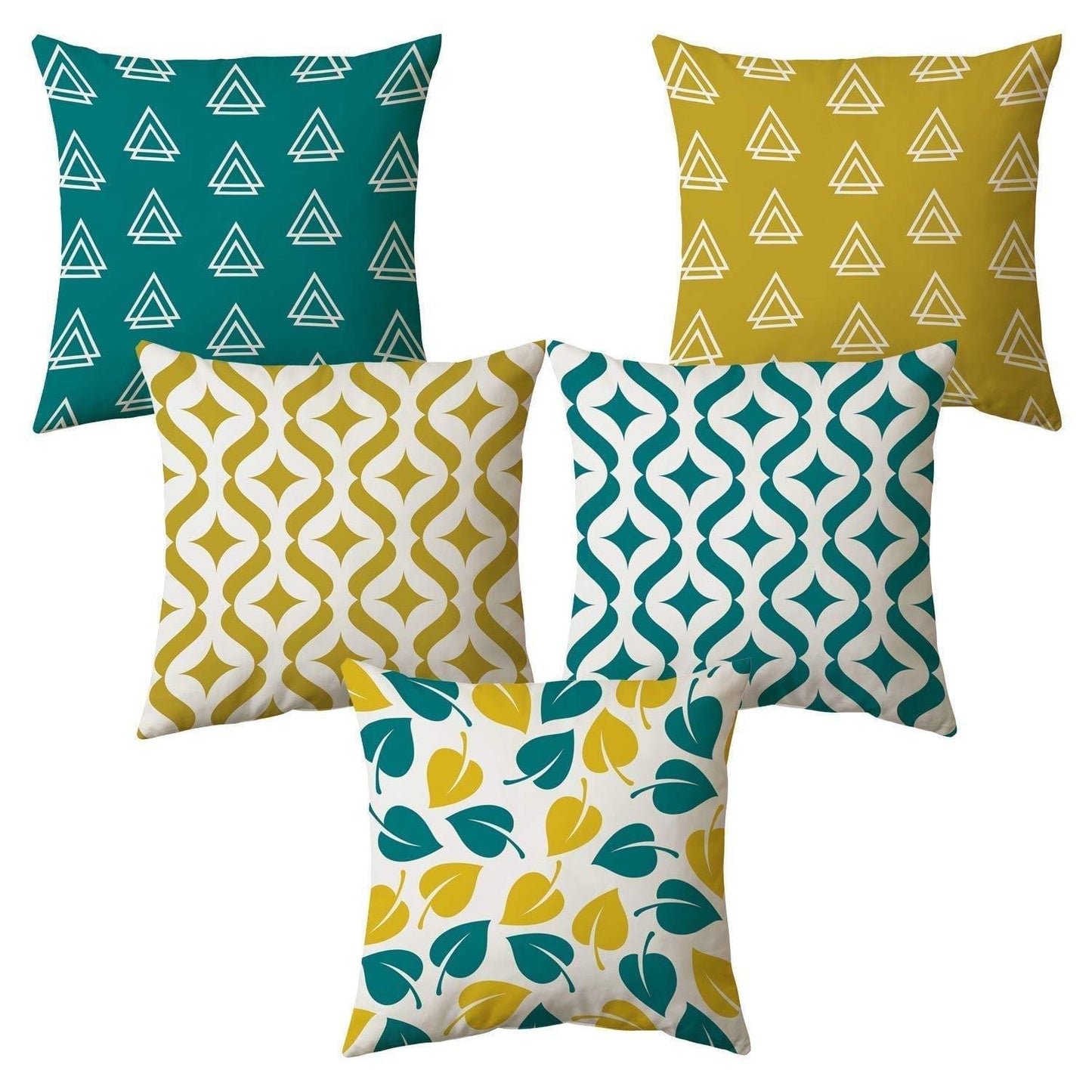 Hand Made Jute Cushion Covers Set of 5