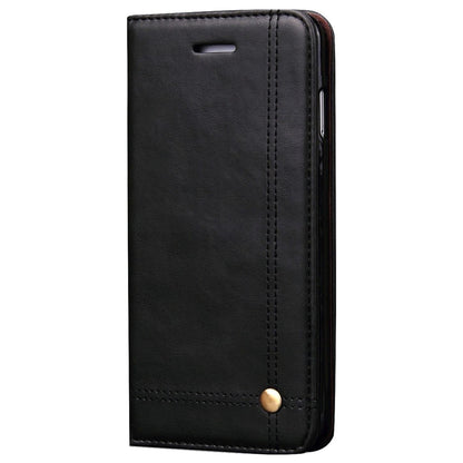 Magnetic Flip Cover for Samsung Galaxy Note 9 Leather Case Wallet Slim Book Cover with Card Slots Cash Pocket Stand Holder - Brown