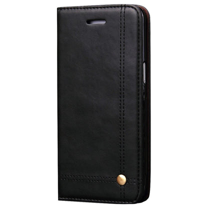 Magnetic Flip Cover for Samsung Galaxy Note 9 Leather Case Wallet Slim Book Cover with Card Slots Cash Pocket Stand Holder - Brown