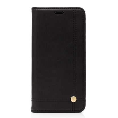 Magnetic Flip Cover for Samsung Galaxy Note 9 Leather Case Wallet Slim Book Cover with Card Slots Cash Pocket Stand Holder - Brown