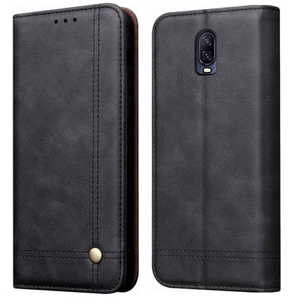 Magnetic Flip Cover for Samsung Galaxy Note 9 Leather Case Wallet Slim Book Cover with Card Slots Cash Pocket Stand Holder - Brown