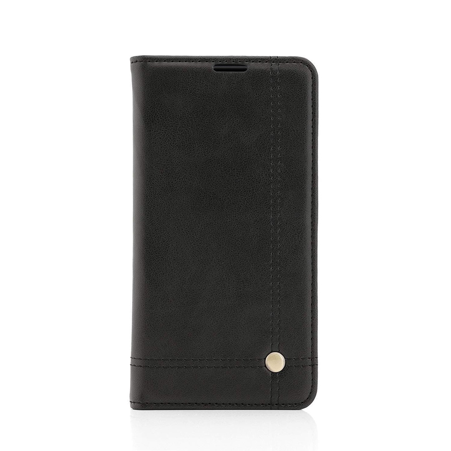 Magnetic Flip Cover for Samsung Galaxy Note 9 Leather Case Wallet Slim Book Cover with Card Slots Cash Pocket Stand Holder - Brown
