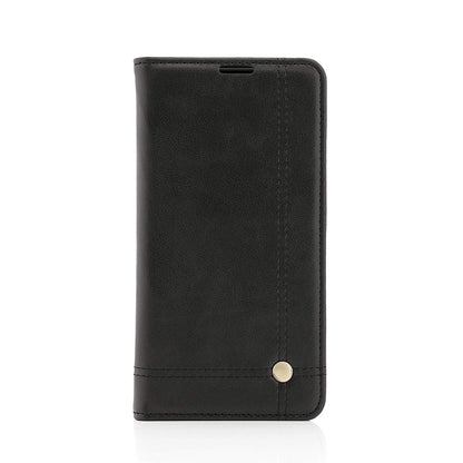 Magnetic Flip Cover for Samsung Galaxy Note 9 Leather Case Wallet Slim Book Cover with Card Slots Cash Pocket Stand Holder - Brown