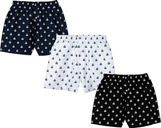 Men's Cotton Boxers (Pack of 3)
