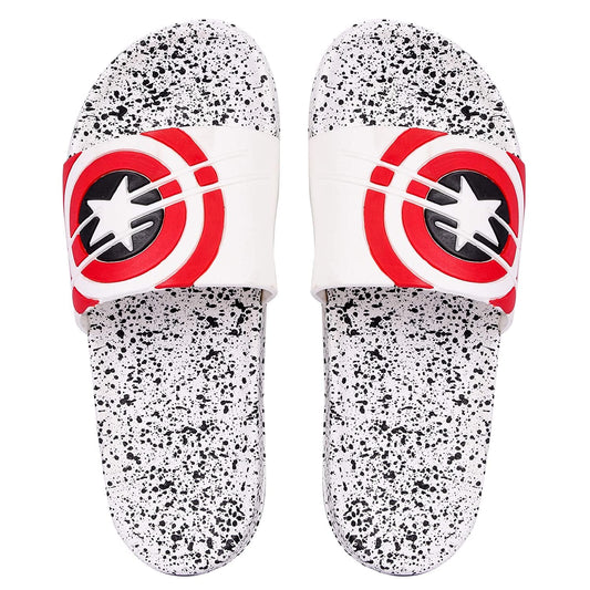 Captain America Star Dotted Flip Flop