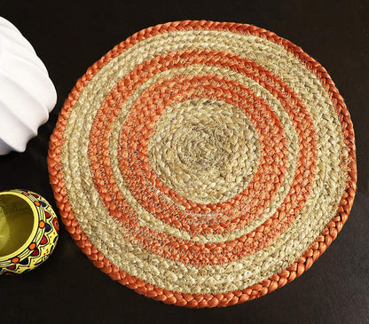 Set of 2 Braided Jute Place Mats