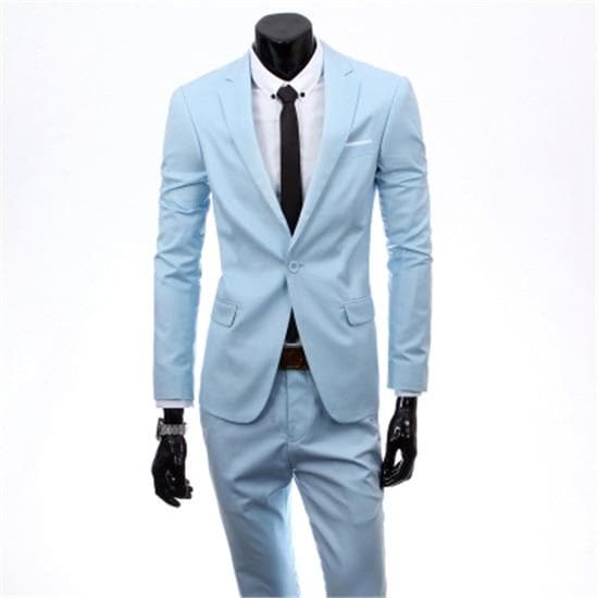Men's Three-Piece Business Suit – Coat, Waistcoat & Trousers in England Style