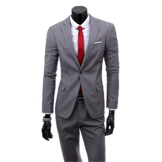 Men's Three-Piece Business Suit – Coat, Waistcoat & Trousers in England Style