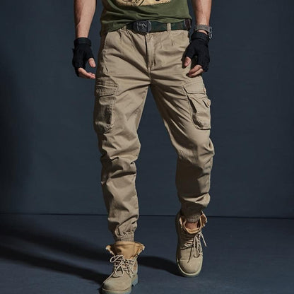 Men's Camo Cargo Joggers – Multi-Pocket, Cotton & Built for Comfort