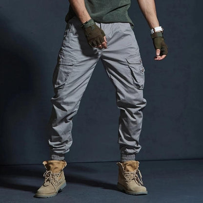 Men's Camo Cargo Joggers – Multi-Pocket, Cotton & Built for Comfort
