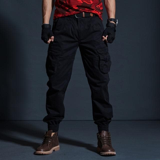 Men's Camo Cargo Joggers – Multi-Pocket, Cotton & Built for Comfort