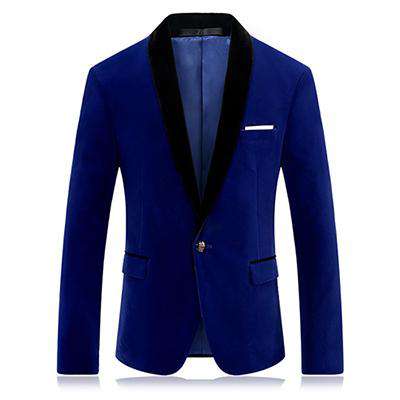 Single Button Slim Fit Blazer