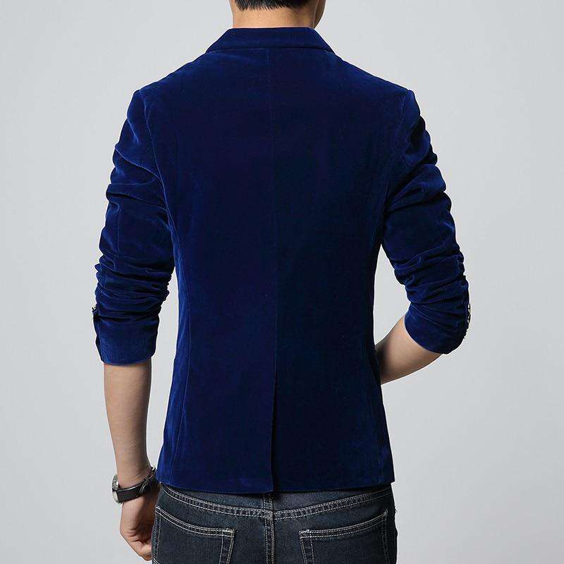 Men's Slim Fit Velvet Blazer – Luxurious, Bold & Party-Perfect