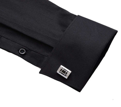 Men's French Cuff Shirt with Cufflinks – Formal, Refined & Effortlessly Sharp