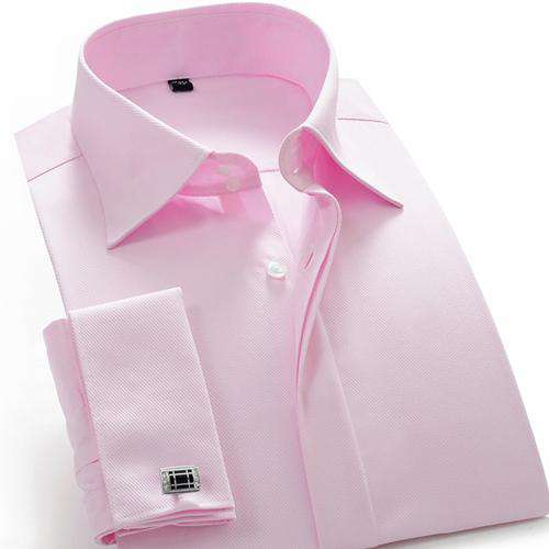Men's French Cuff Shirt with Cufflinks – Formal, Refined & Effortlessly Sharp