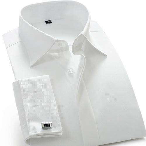 Men's French Cuff Shirt with Cufflinks – Formal, Refined & Effortlessly Sharp