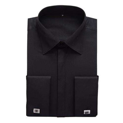 Men's French Cuff Shirt with Cufflinks – Formal, Refined & Effortlessly Sharp