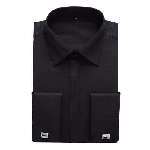 Men's French Cuff Shirt with Cufflinks – Formal, Refined & Effortlessly Sharp