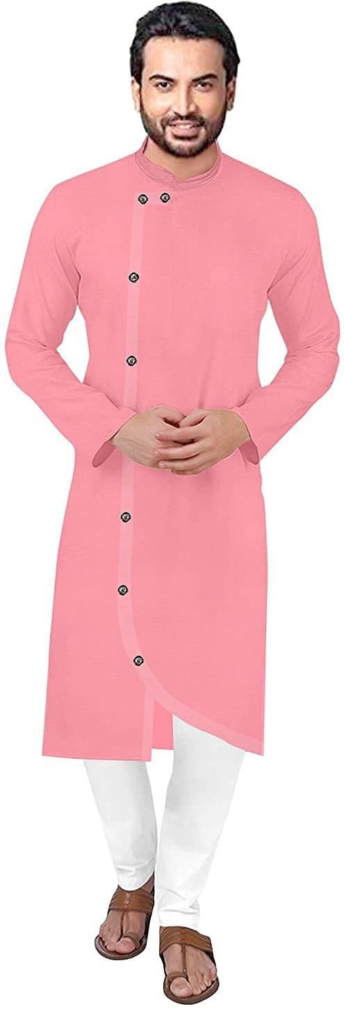 Round Neck Solid Straight Kurta
